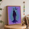 Disney DIY Maleficent Oil Painting Art Painting Kit Home Wall Decor Handmade Gift for Fans of Classic Dark Fairy Tale Magic Artwork