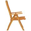 Folding Garden Chairs 2 pcs Solid Eucalyptus Wood