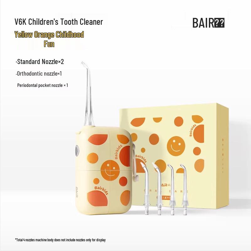 Bayer V6K Kids  Orthodontic Portable Water Flosser - Mini Tooth Cleaner Device