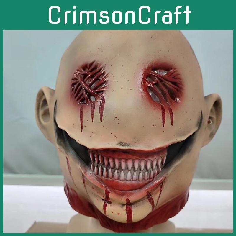 Horror Clown Mask With Latex Construction For Halloween Party And Cosplay