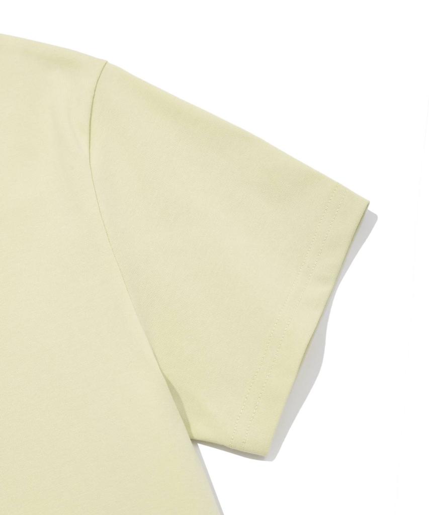 COVERNAT WOMAN Regular Fit Cooper Logo T-Shirt Light Green