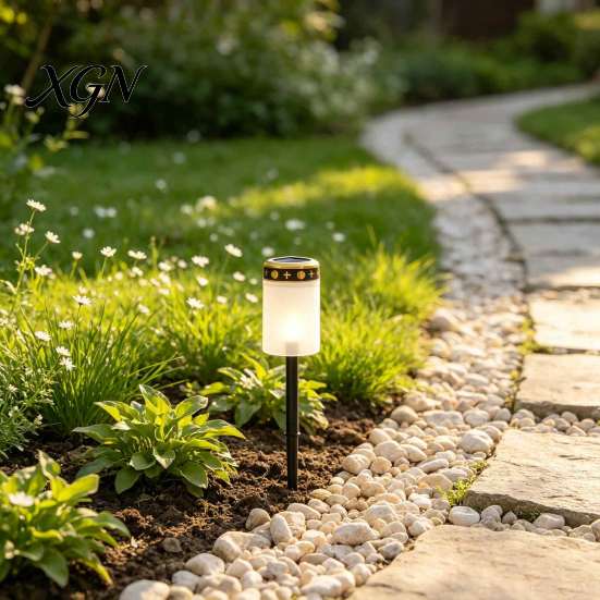 Memorial Remembrance Light Solar Powered for Cemetery Graves, IPX4 Waterproof Lamp with Graves Lights Stake, Decoration Outdoor Garden Lawn