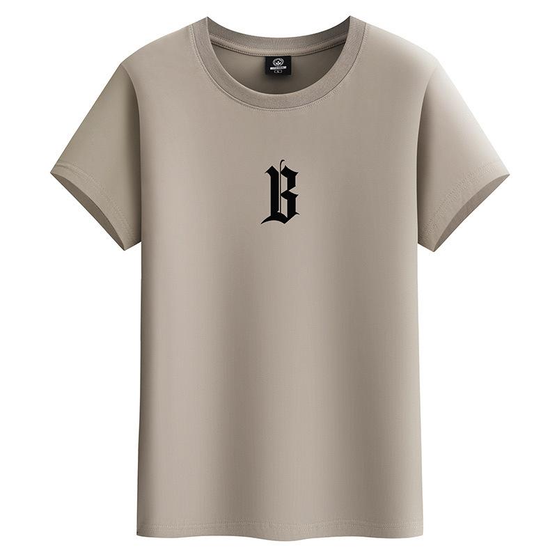 

Big B M-6XL Мужская футболка с короткими рукавами из чистого хлопка с круглым вырезом для мальчиков Повседневная футболка M хаки