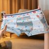 Transparent Mesh Boxer Shorts Ultra Thin See Through Underwear Flat Pants Male  Summer Season