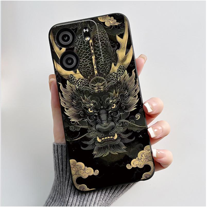 Casing For BLU View 5 Case Luxury Dragon Cute Cool Boys Girls Black Matte Soft Silicon Back Shell Cover For BLU View5 Phone Case