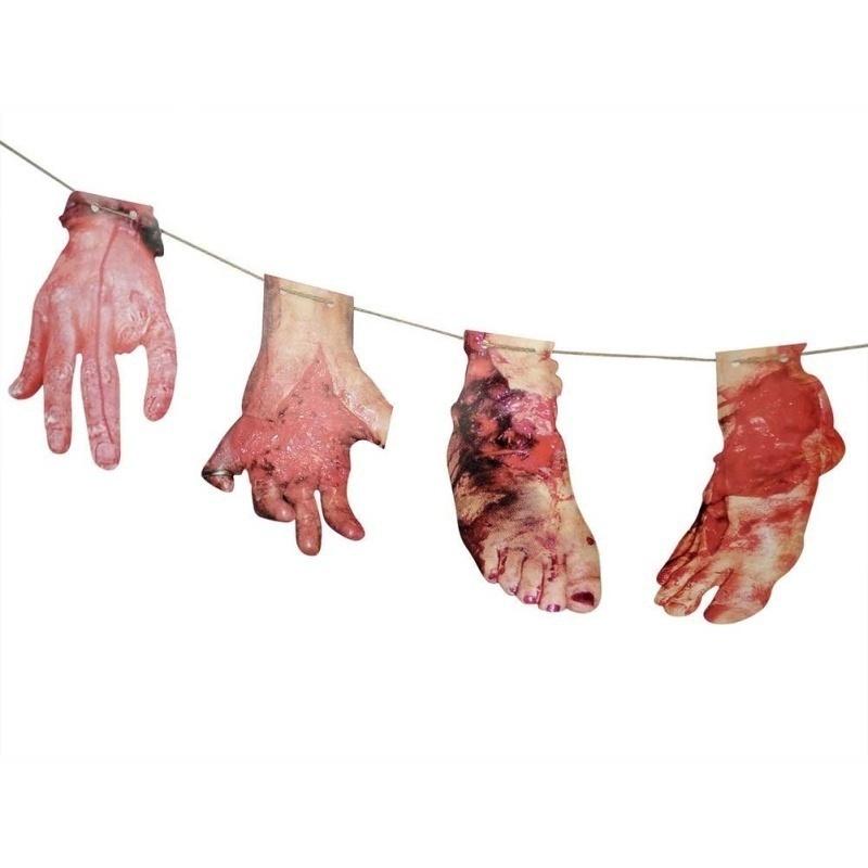 Spooky Halloween Party Haunted House Hanging Garland Pennant Banner Decoration K