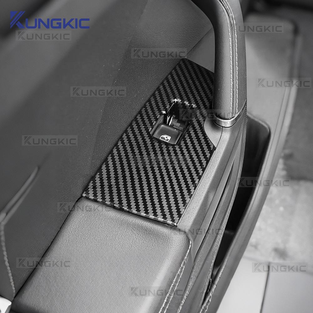 ABS Carbon Fiber For Seat Leon MK4/Cupra Leon/Cupra Formentor 2020-2026 /lbiza/Arona 2025-2026 Car Windows Control Panel Trim