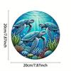 Metal Sign Ocean Turtle Wall Art Nautical Home Decor Bar Cafe