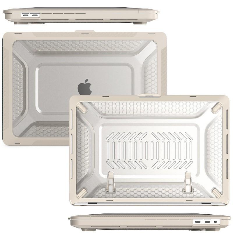 MacBook Pro 13-inch Air Protective Case With Stand Function Plastic Shell Cover M1/M2/M3 Models