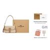 Coach Hadley 25 Monogram Flap Top Handle Crossbody Bag Medium Women Handbags Deep-Natural CAK49-IMLG6