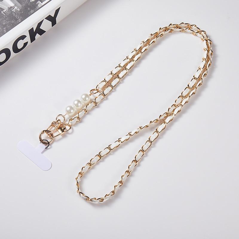 Crossbody Mobile Phone Rope Metal Mobile Phone Hanging Chain Small Fragrant Style Crossbody Mobile Phone Hanging Chain