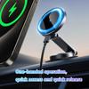 Magnetic Car Mount Bracket Wireless Fast Charger 15W 360° Rotating Phone Holder for iPhone MagSafe Foldable Stand Accessories