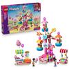 Brinquedo Roda Gigante Doces Coloridos LEGO Friends - Presente de Aniversário, Blocos de Construção, para Meninas, Meninos, Crianças de 7, 8, 9 Anos, Alunos do Ensino Fundamental,