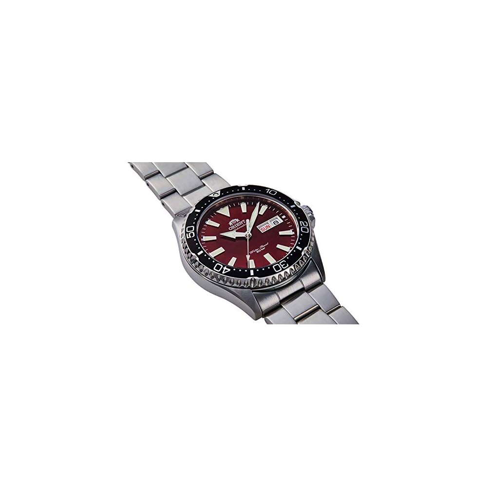 Orient Mako Automatic Diver's Watch Men's Red with Mechanical Movement and Domestic Manufacturer Warranty RN-AA0003R