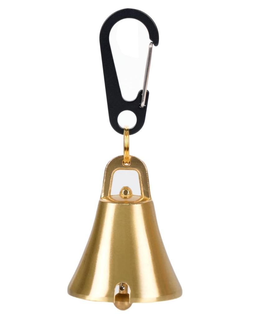 Brass Bear Bell with Loud Sound by Professional Bear Deterrent Mountain Outdoor Day Practical Disaster Safety Item Silencer, [Recommended