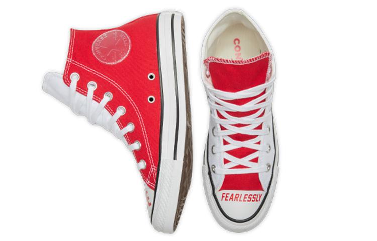 Women's Sneakers Converse Love Fearlessly Chuck Taylor All Star 'Red White' Women's