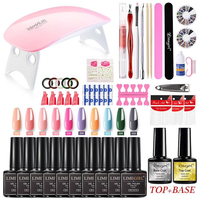 Best-Selling Nail Kit Quick-Dry Gel Polish for Beginners Nail Salon Tool Set
