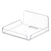 2pcs Adhesive Acrylic Shelf Wall Mount Shelves Floating Storage Rack No Drill Display Stand Bathroom Kitchen Organizers