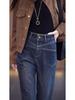 Brand Women's 2025 Autumn/Winter Velvet-Lined Skinny Jeans for Petite Figure