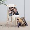 Kpop L-LIGHTSUM Office Cushion Pillowcase Car Cushion Cover45X45CM Lumbar Pillowcase Sofa Pillowcover