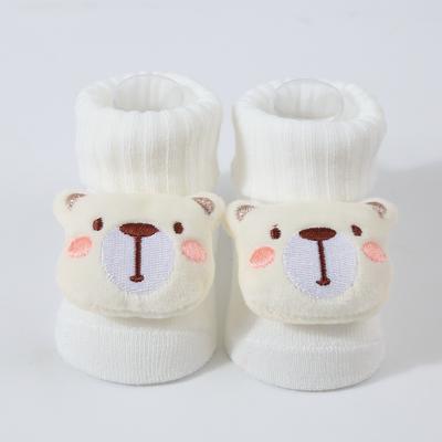 Baby Socks Spring and Autumn Soft Cotton Newborn Baby Socks In The Tube Cartoon 3D Doll Infant Boys Girls Socks 0-6 Months