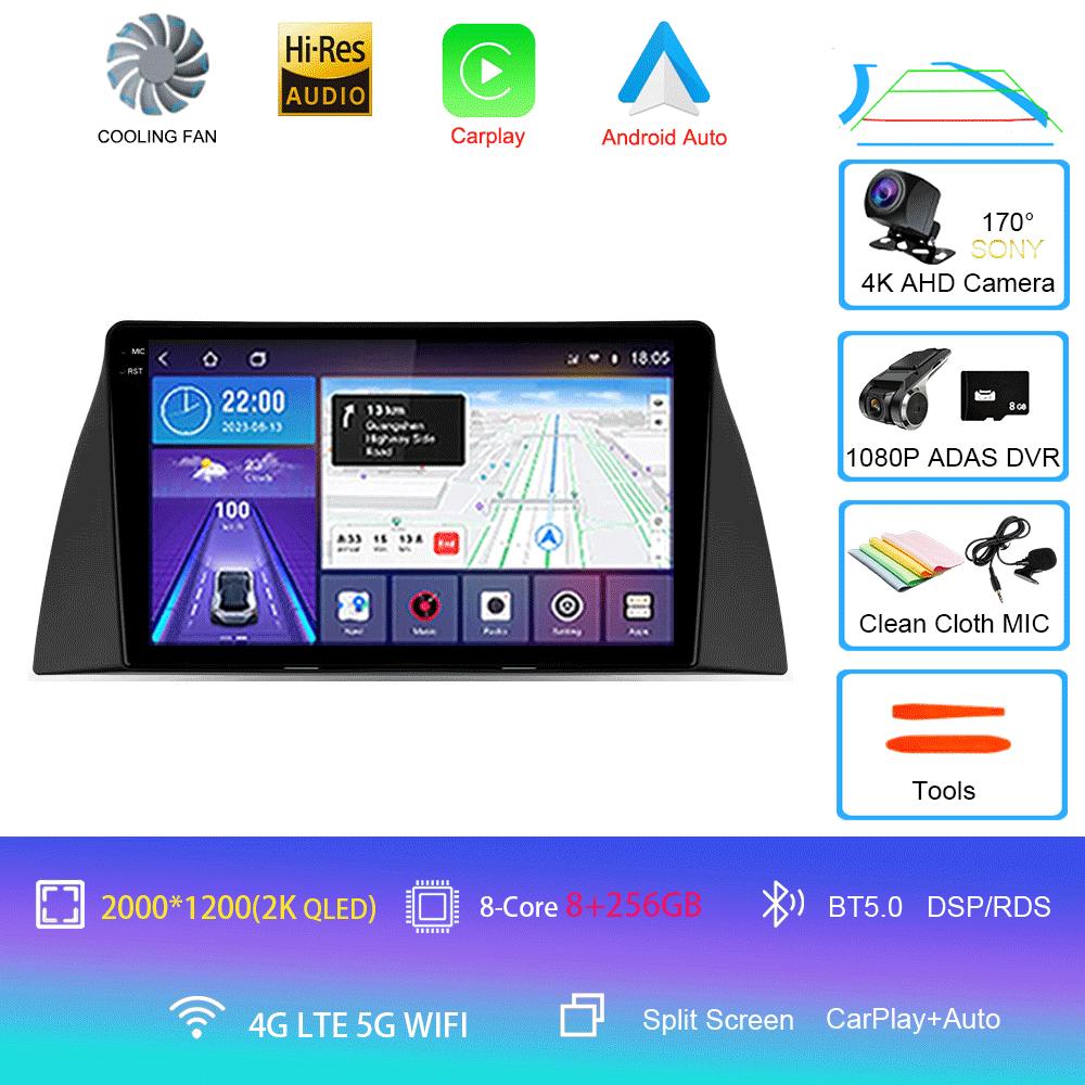 Car Radio Android 14 Wireless Carplay Auto For Chery Tiggo T11 2005-2020 Multimedia Video Player Navigation GPS WIFI 4G Stereo