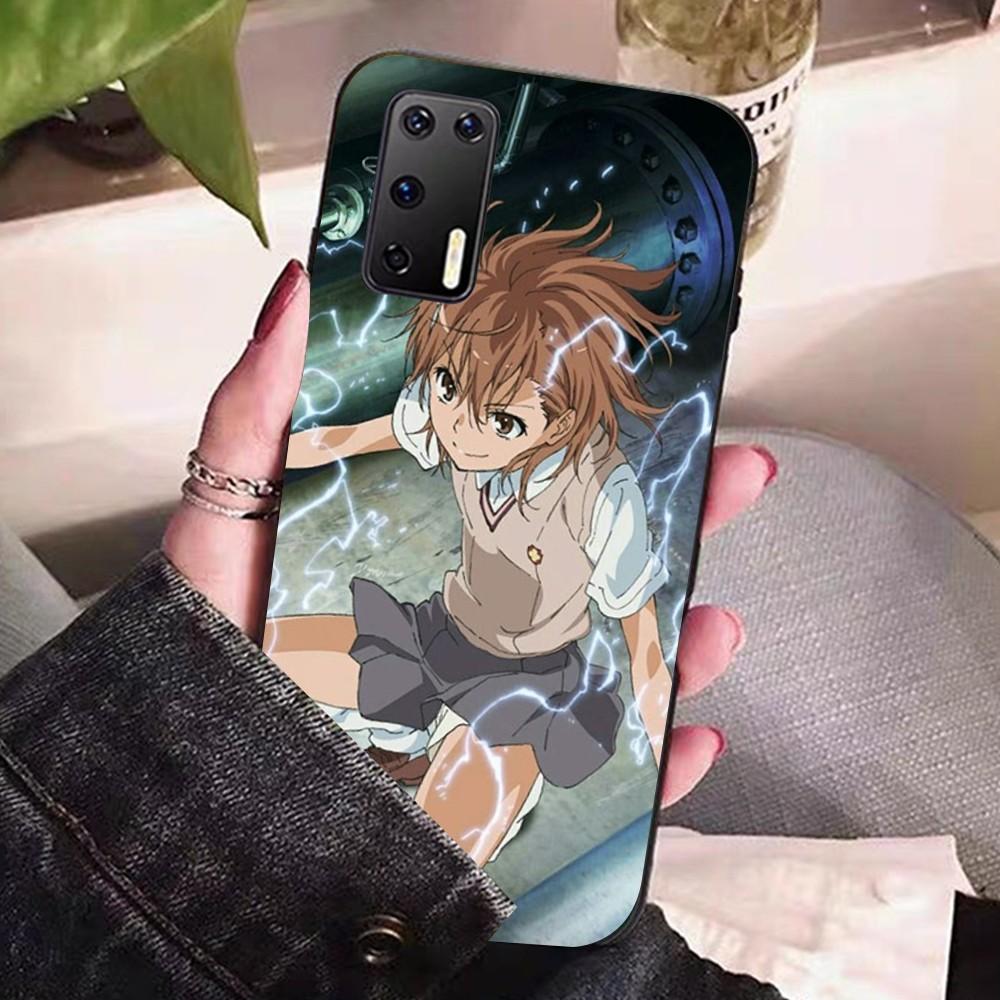 Anime M-Misaka Mikoto Cute Phone Case For Huawei P 8 9 10 20 30 40 50 Pro Lite Psmart Honor 10 Lite 70 Mate 20lite