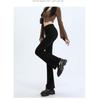 Spring High Waist Slim Stretch Retro Flared Pants