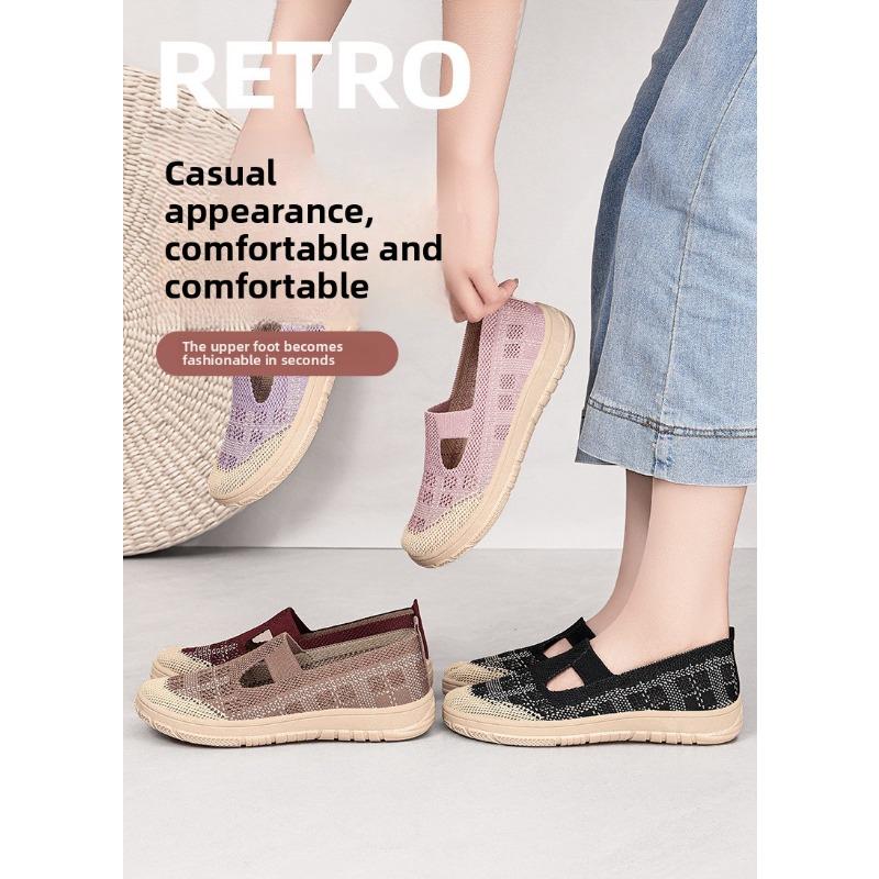 Fashion Summer Versatile Casual Breathable Mesh Women's Shoes Are Lightweight and Comfortable Daily Dressing Easy To Wear