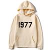 High Street 1977 Printed Couple Hooded Sweater Pullover Trendy Top Couple