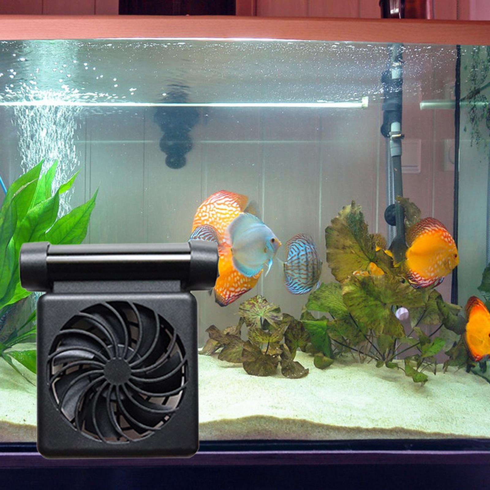 

Охладитель аквариума с регулируемым углом для вентилятора с одной головкой контроля температуры