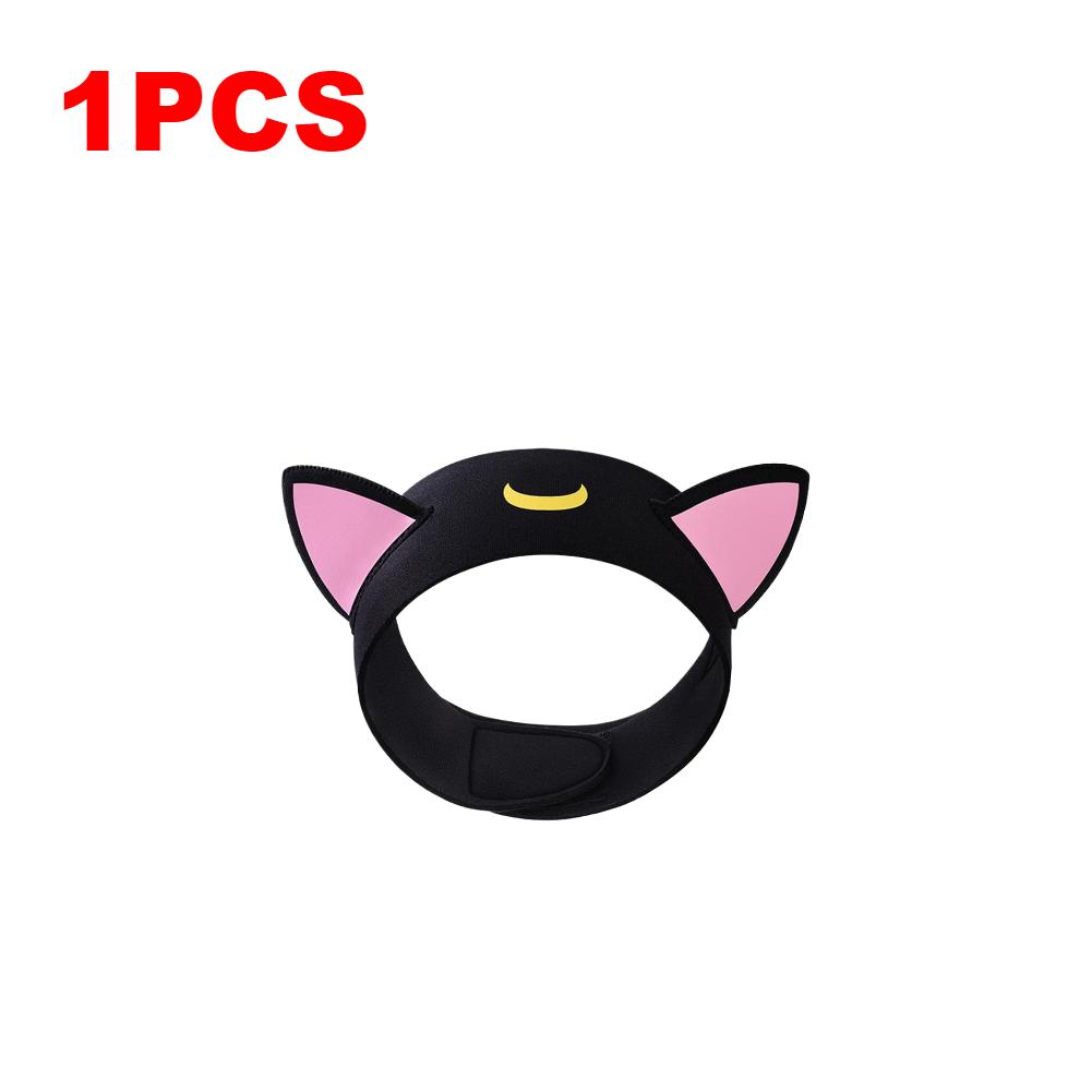 1-5PCS Cat Ear Diving Headband Neoprene Dive Hairband Hair Protect Band Adjustable Wetsuit Hood For Swimming Snorkeling Surfing