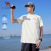 CAMEL Men's Round Neck Functional Short Sleeve T-shirt