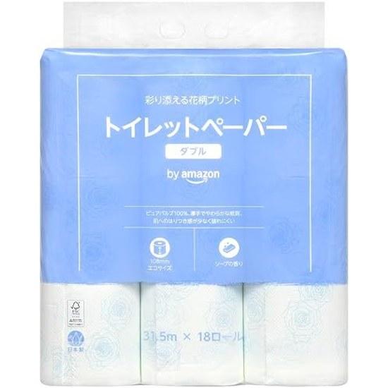 Toilet Paper Floral (Soap Scent) Double 18 Rolls