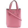 Gancini Handbag GU-220024 2WAYShoulder Pink Leather Women Used