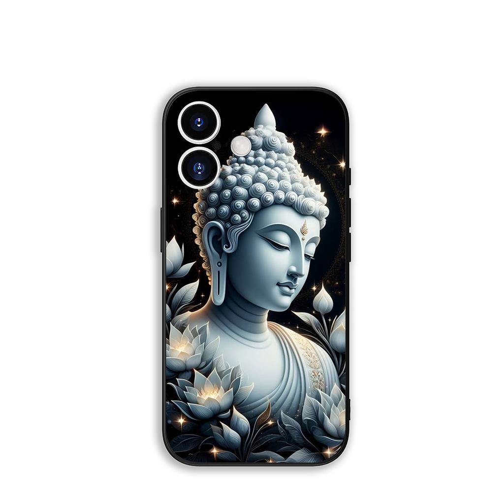 Phone Cover Lord Buddha Wallpaper Casing for Apple iPhone 16 15 14 Plus 13 12 Mini 17 Pro Max + ProMax 16E Air 15+ Case
