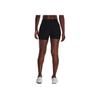 Under Armour Solid High-Waisted Slim Fit Two-In-One Casual Shorts Women Shorts Black 1377031-001