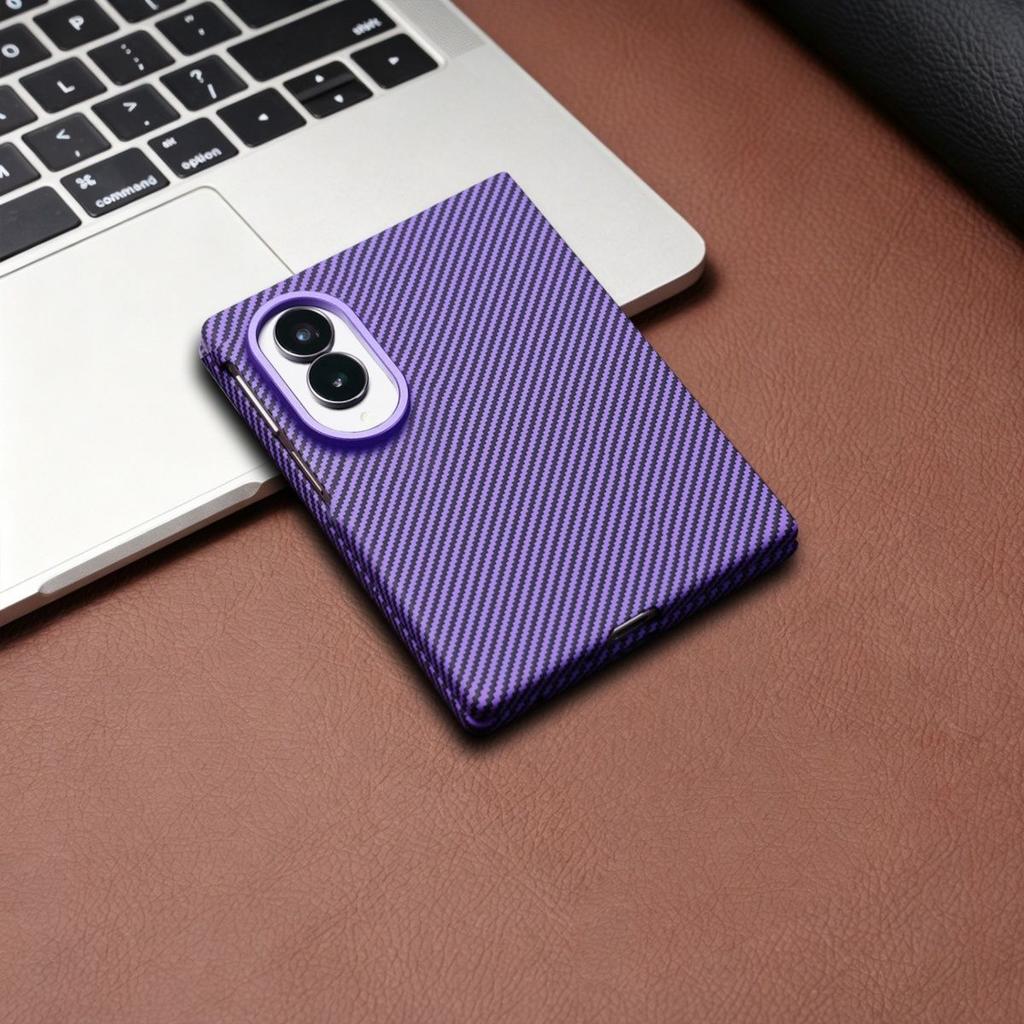 Aramid Carbon Fiber Pattern Magnetic Phone Protective Case for Samsung Galaxy Z Fold 8 Ultra 8 7 6 5 4 3 Tempered Glass Screen Protector Cover