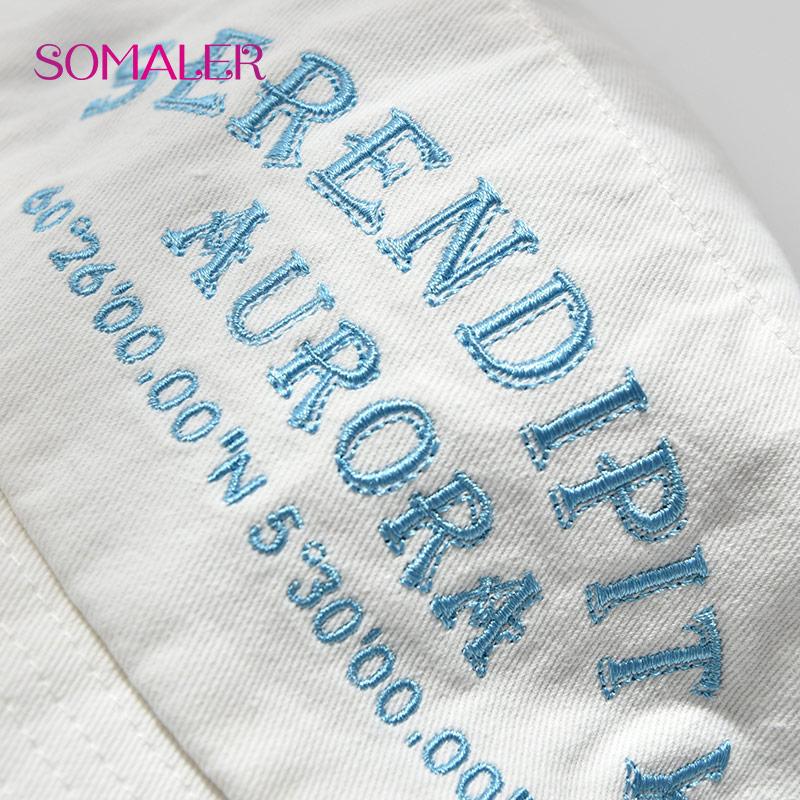 SOMALER Retro Pamuk Kova Şapka Kadın Erkek Marka Denim Pamuk Nakış Mektup Kova Kapakları Unisex Moda Streetweave Hip Hop Spor Şapka