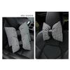 Four Seasons Simple Car Comfortable Cushion Summer Cool Breathable Universal Car Interior Waist Pillow Home Interior Decoration