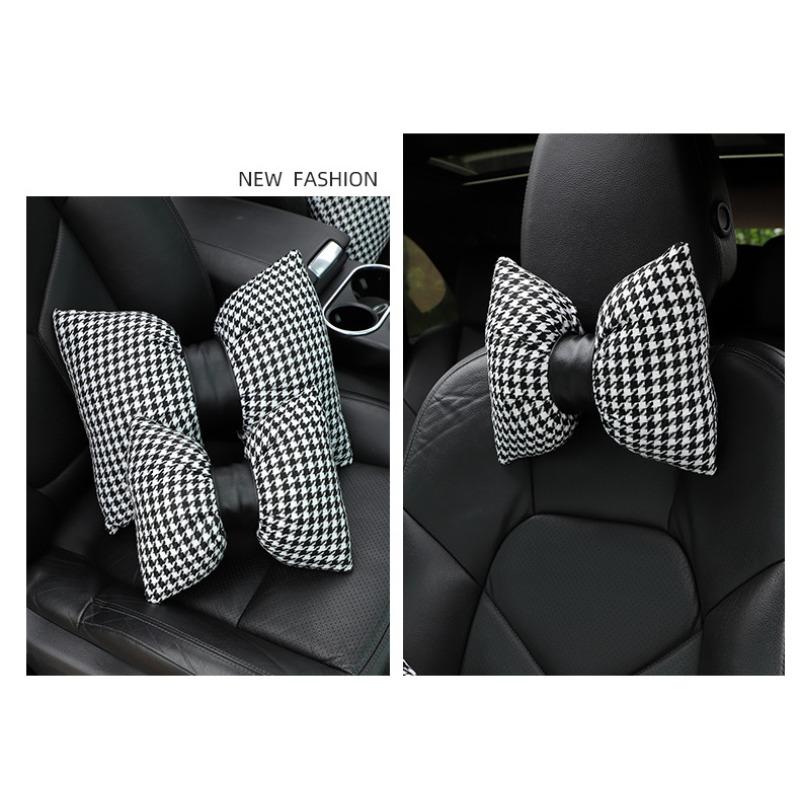 Four Seasons Simple Car Comfortable Cushion Summer Cool Breathable Universal Car Interior Waist Pillow Home Interior Decoration
