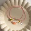 Mori Dream Butterfly Flower Collarbone Chain, Ancient Super Fairy Design Feeling Fresh And Sweet Necklace