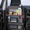 Seat Back Pocket, Rear Seat Storage, Car Table, Seat Back Table, Foldable, Large Capacity, Multifunctional, Leather Material, Black Seat Back Pocket,