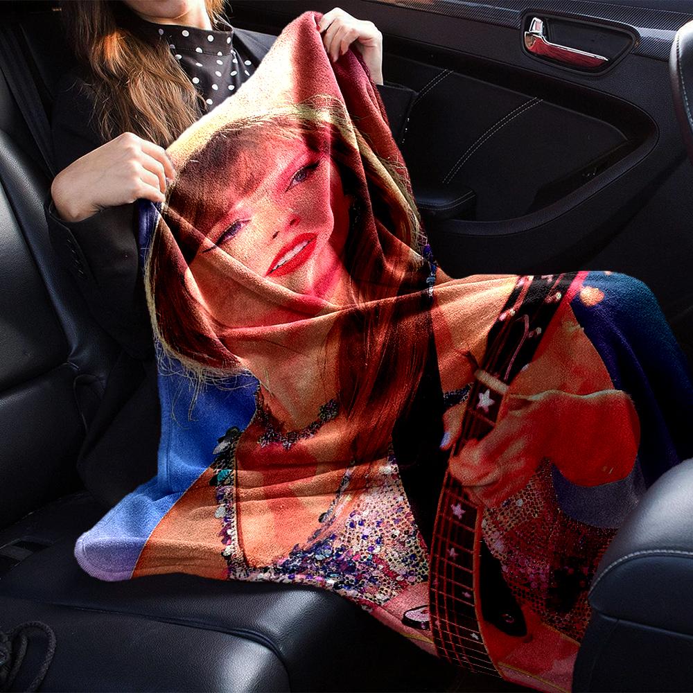 Taylor Swift Performance Blanket Soft Throw Blanket For Home Bedroom Bed Sofa Travel Office Solid Christmas Blanket