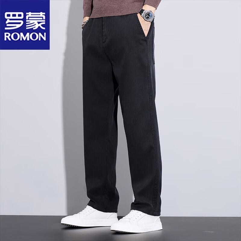 

ROMON Men s Loose Fit Straight-Leg Casual Trousers 3XL
