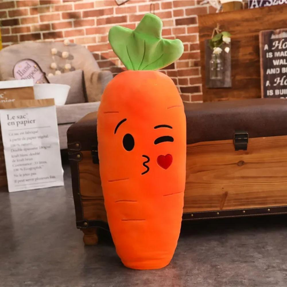45-110 Cm Peluche Bambola Cuscino Lungo Carota Cuscino Compagno per Dormire Bambola Regalo di Compleanno e Natale