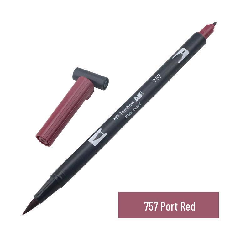 Tombow ABT Warm Color Double-Ended Watercolor Brush Pen for Students