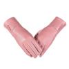 1Pair PU Touchscreen Gloves Touchscreen Windproof Gloves New Thermal Gloves  Winter Wear
