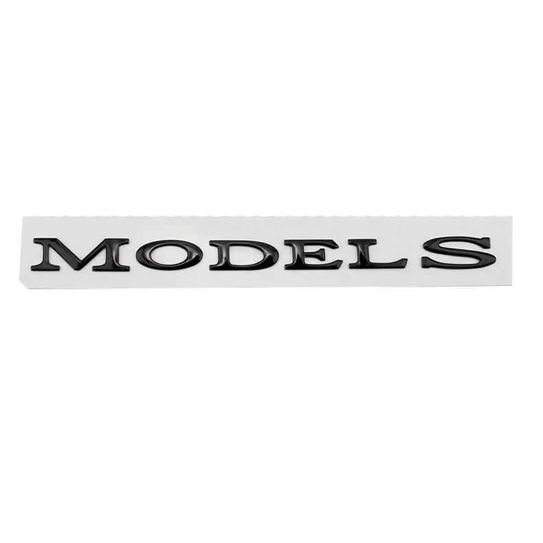 Metal ABS Car Styling Trunk Rear Tail Body Side Badge Sticker for Tesla Model 3 S X Y DUAL MOTOR Emblem Exterior Accessories