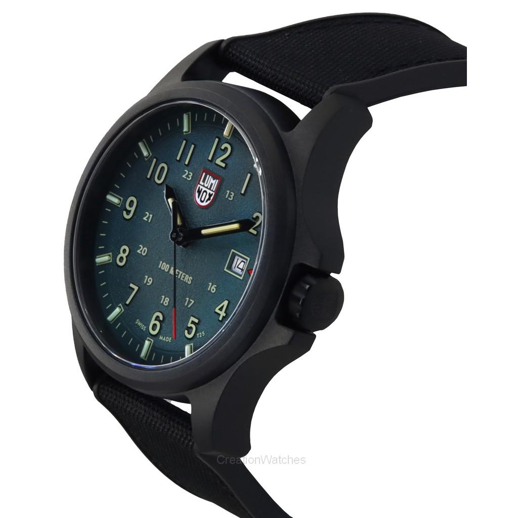 Luminox Atacama Field Rubber Strap Green Dial Quartz XL.1977 100M Men's Watch